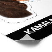 KAMALA HARRIS MET LUCHTVAARTMAATSCHAPPIJEN POSTER (Hoek)