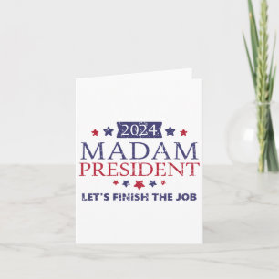 Kamala Harris Mevrouw President Doe de Klus Af Kaart