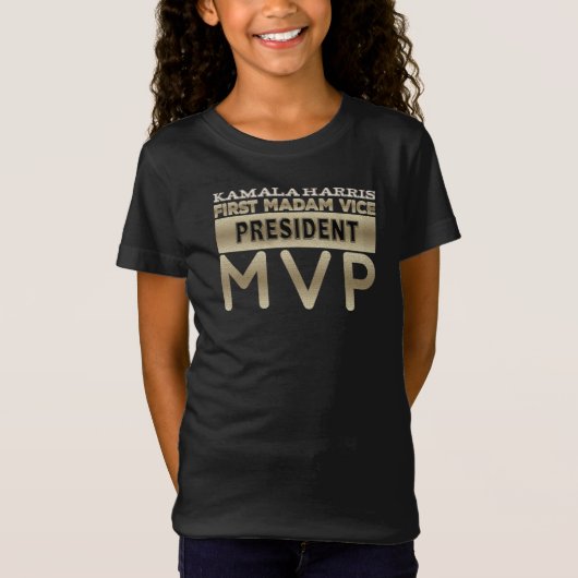 Kamala Harris Mevrouw Vice President MVP T-shirt (Voorkant)