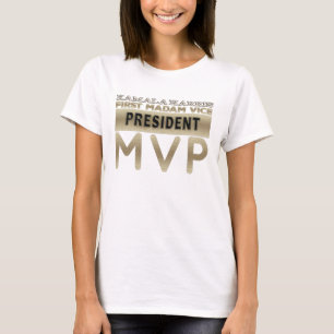 Kamala Harris Mevrouw Vice President MVP T-shirt