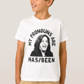 Kamala Harris Mijn voornaamwoorden zijn President  T-shirt (Voorkant)