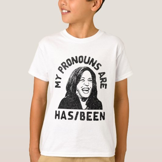 Kamala Harris Mijn voornaamwoorden zijn President  T-shirt (Voorkant)
