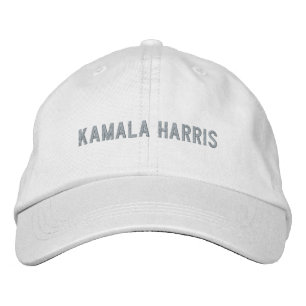 Kamala Harris minimalistische aangepaste lichtroze Geborduurde Pet