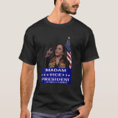 Kamala Harris MVP Madam Vice-President Biden Harri T-shirt (Voorkant)