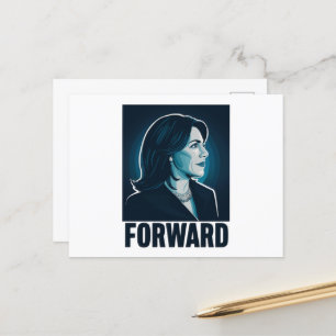 Kamala Harris naar de presidentsverkiezingen van 2 Briefkaart