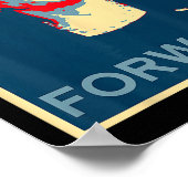 Kamala Harris naar de presidentsverkiezingen van 2 Poster (Hoek)