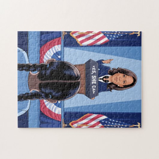 KAMALA HARRIS' NICHTJE Jigsaw Puzzel (Horizontaal)
