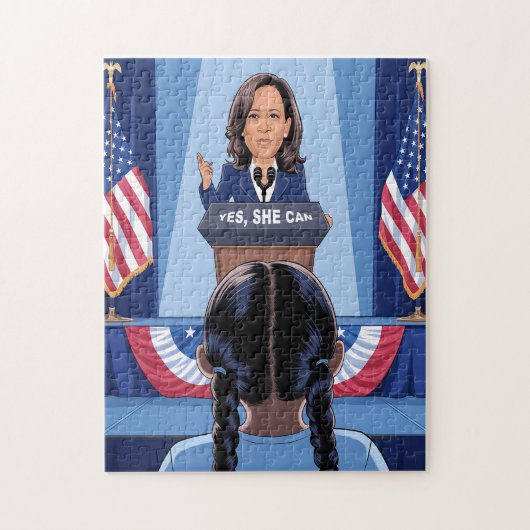 KAMALA HARRIS' NICHTJE Jigsaw Puzzel (Verticaal)