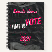 Kamala Harris Notitieboek (Voorkant)