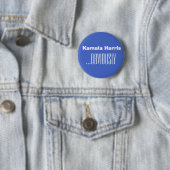 Kamala Harris...OBVIOUSLY Ronde Button 5,7 Cm (In situ)