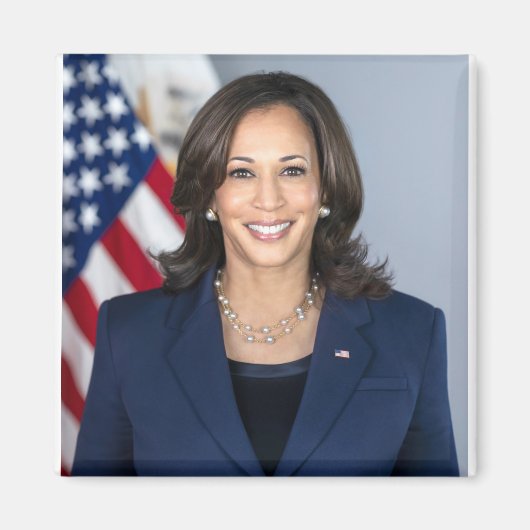Kamala Harris Officieel portret Magneet (Voorkant)