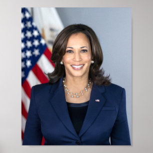 Kamala Harris Officieel portret Poster