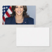 Kamala Harris Officieel portret Visitekaartje (Voorkant / Achterkant)