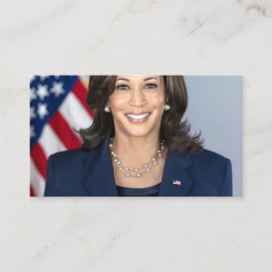 Kamala Harris Officieel portret Visitekaartje