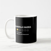 Kamala Harris One 1 Star Rating Zeer slecht zou ni Koffiemok (Links)
