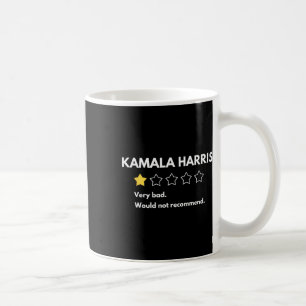Kamala Harris One 1 Star Rating Zeer slecht zou ni Koffiemok