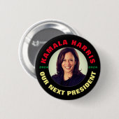 Kamala Harris Ons volgende President Ronde Button 5,7 Cm (Voorkant /achterkant)