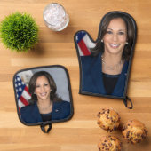 Kamala Harris Ovenwant & Pannenlap Set (Top down)