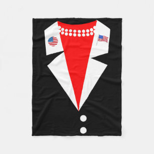 Kamala Harris Pantsuit Kostuum Party Vrouw Presid Fleece Deken
