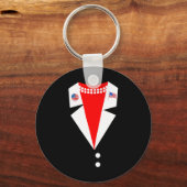 Kamala Harris Pantsuit Kostuum Party Vrouw Presid Sleutelhanger (Voorkant)