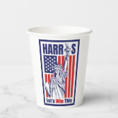 Kamala Harris Papieren Bekers (Achterkant)