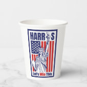 Kamala Harris Papieren Bekers (Voorkant)