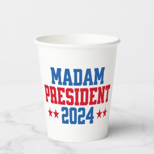 Kamala Harris Papieren Bekers (Achterkant)