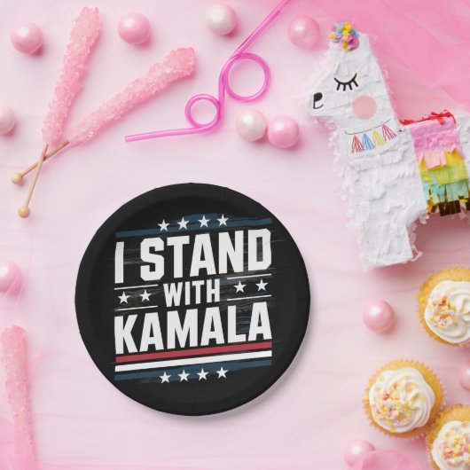 Kamala Harris Papieren Bordje (Feest)