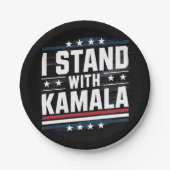 Kamala Harris Papieren Bordje (Voorkant)