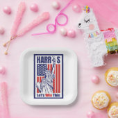 Kamala Harris Papieren Bordje (Feest)