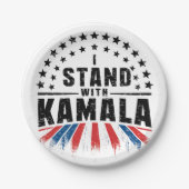 Kamala Harris Papieren Bordje (Voorkant)