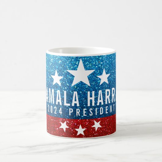 Kamala Harris Patriotic Coffee Mok - 2024 (Center)