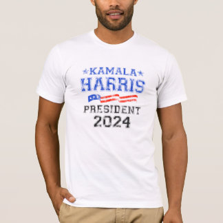 Kamala Harris Patriottisch President 2024 T-shirt