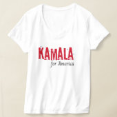 Kamala Harris Patriottisch T-shirt (Laagn)