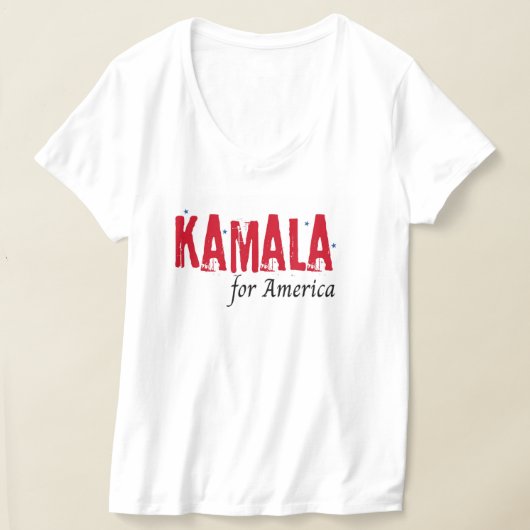Kamala Harris Patriottisch T-shirt (Laagn)