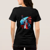 "Kamala Harris" Peace Love Hope Equality Diversity Tri-Blend Shirt (Achterkant)