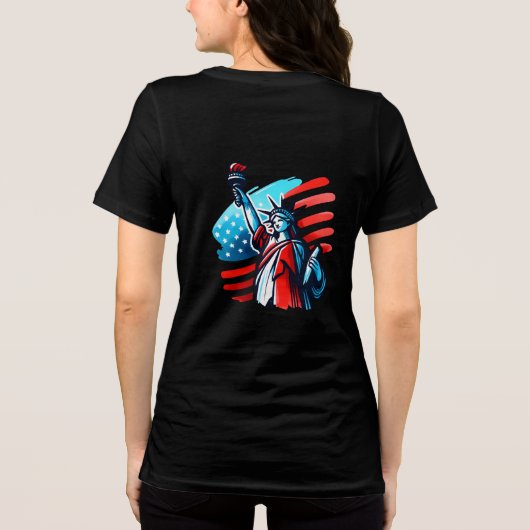 "Kamala Harris" Peace Love Hope Equality Diversity Tri-Blend Shirt (Achterkant)