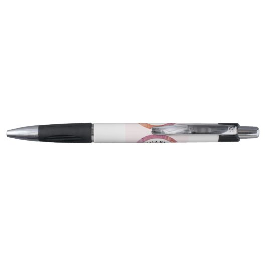 Kamala Harris Pen. Roze Cirkel Logo. Pen (Achterkant)
