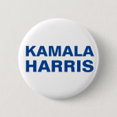 Kamala Harris () Pin Ronde Button 5,7 Cm (Voorkant)