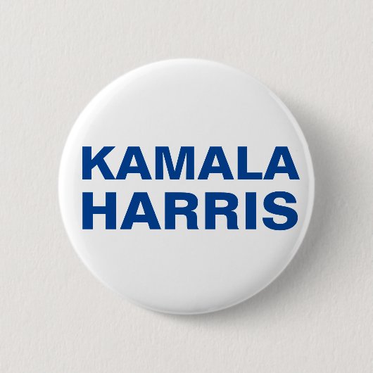 Kamala Harris () Pin Ronde Button 5,7 Cm (Voorkant)