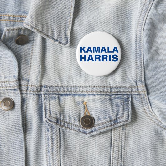 Kamala Harris () Pin Ronde Button 5,7 Cm (In situ)