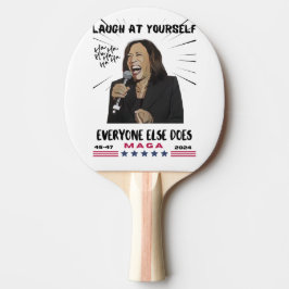Kamala Harris Ping Pong Paddle Tafeltennisbatje