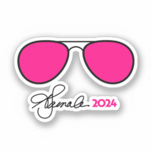 Kamala Harris Pink Aviators Sticker