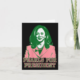 Kamala Harris Pink &Camp; Groen Presidential Run F Kaart