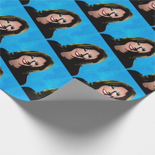 Kamala Harris Pop Art Cadeaupapier (Hoek)