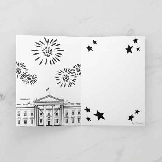 Kamala Harris Pop Art Kaart (Binnen)