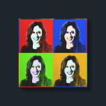 Kamala Harris Pop Art (rood, blauw, groen, geel) Canvas Afdruk<br><div class="desc">Politieke Pop Art Gear en Politieke Gifts van PolitiClothes.com & PolitiCardz.com Vind de meest unieke verkiezingen en politieke cadeaus, waaronder: politieke T-shirts, politieke Bumperstickers, politieke Buttonnen, politieke Posters, politieke spelden, politieke Kaarten, politieke Mokken, politieke Posters, politieke handtekeningen en nog veel meer! Politieke kunst en kunst: http://www.PolitiClothes.com Politieke Kaarten en geschenken:...</div>