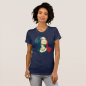 Kamala Harris Portrait T-shirt (Voorkant volledig)