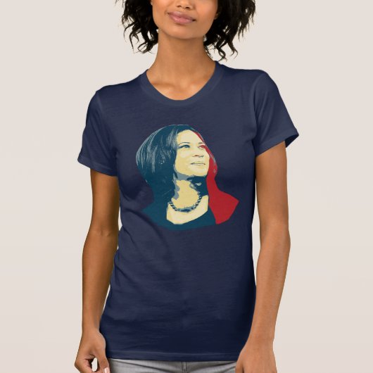 Kamala Harris Portrait T-shirt (Voorkant)