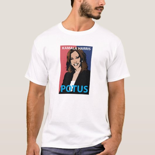 Kamala Harris "POTUS" T-shirt (Voorkant)